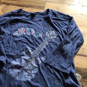 Blue Gap shirt L